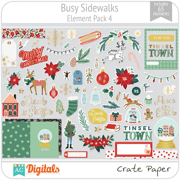 Busy Sidewalks Element Pack 4