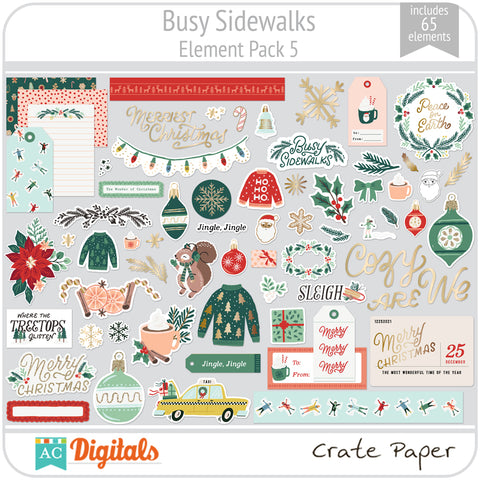 Busy Sidewalks Element Pack 5