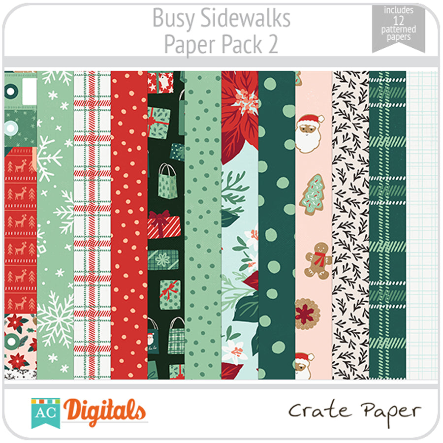 Busy Sidewalks Paper Pack 2