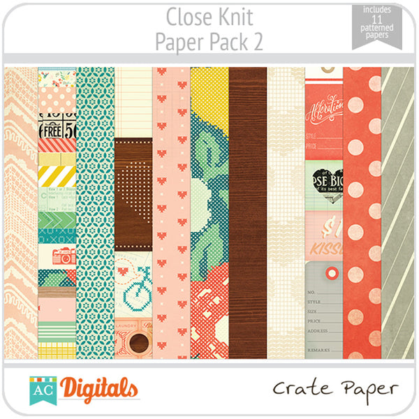 Close Knit Paper Pack 2