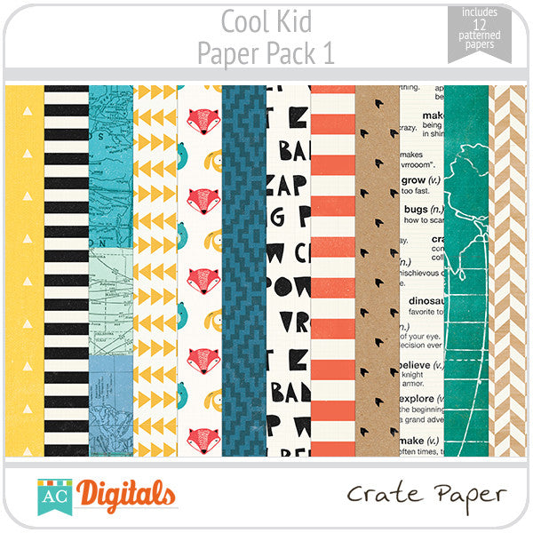 Cool Kid Paper Pack 1