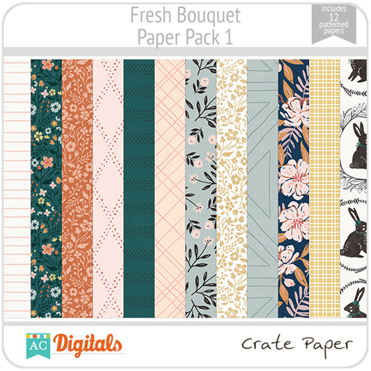 Fresh Bouquet Paper Pack 1
