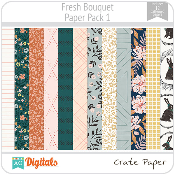 Fresh Bouquet Paper Pack 1
