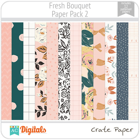 Fresh Bouquet Paper Pack 2
