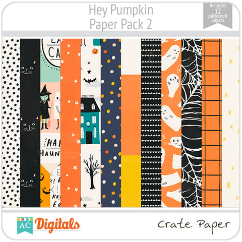 Hey Pumpkin Paper Pack 2