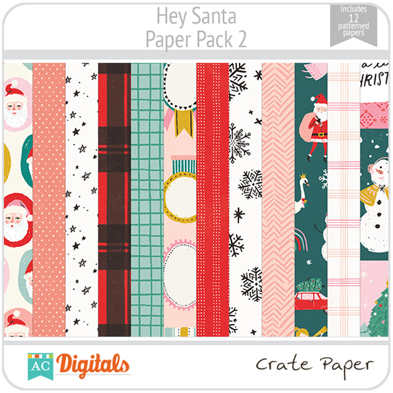 Classic Christmas Paper Pack 2