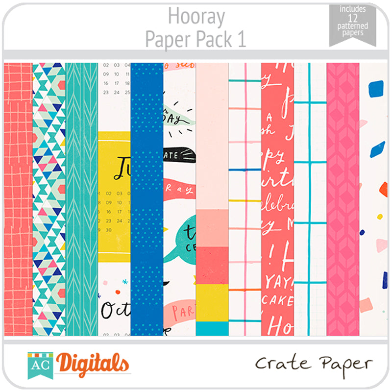 Hooray Paper Pack 1