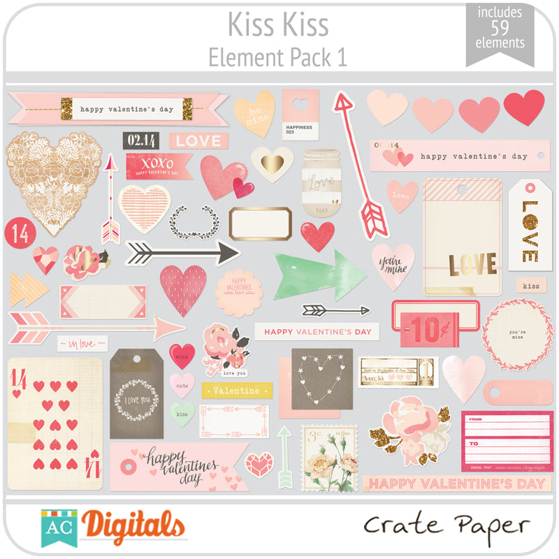 Kiss Kiss Element Pack 1