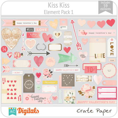 Kiss Kiss Element Pack 1