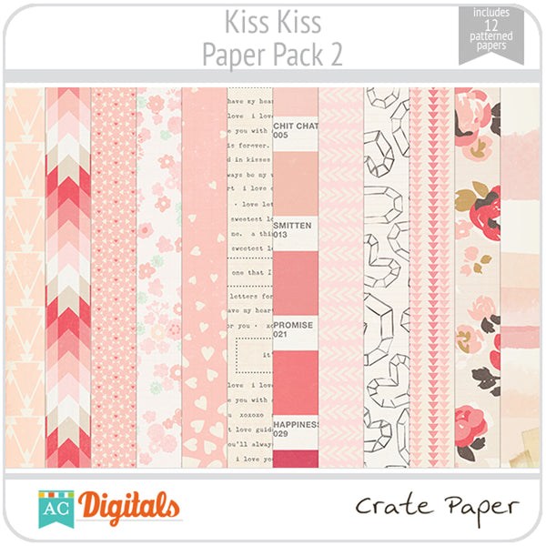 Kiss Kiss Paper Pack 2