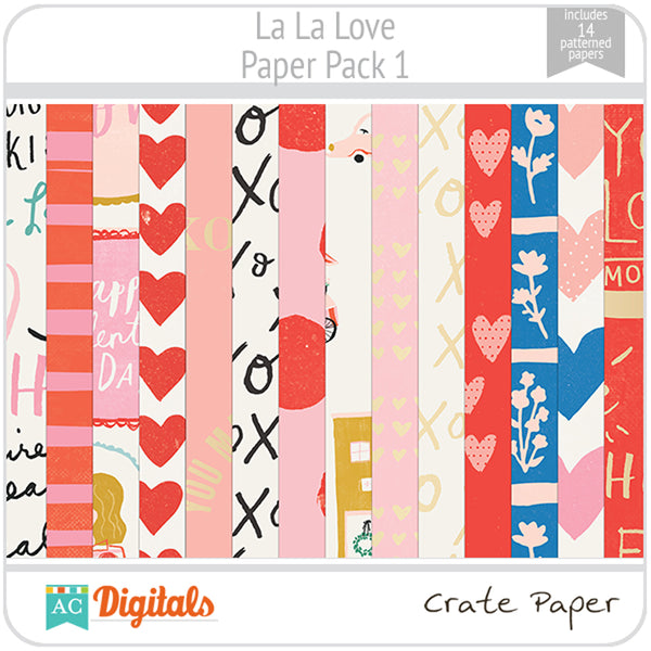 La La Love Paper Pack 1