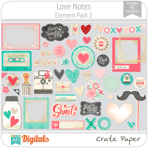 Love Notes Element Pack 2