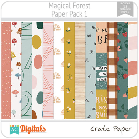 Magical Forest Paper Pack 1