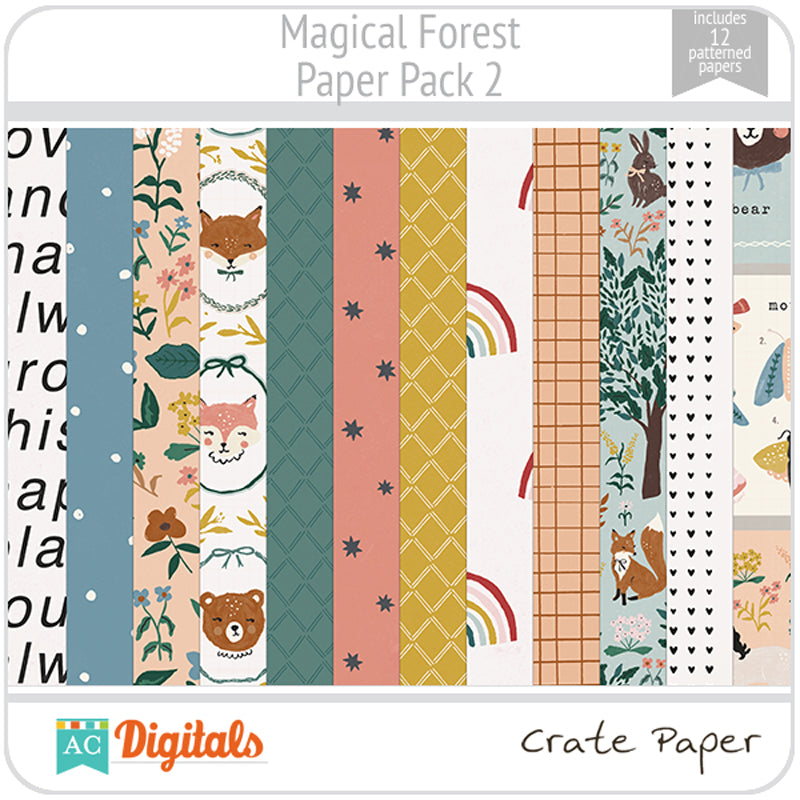 Magical Forest Paper Pack 2