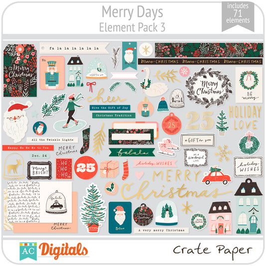 Merry Days Element Pack 3