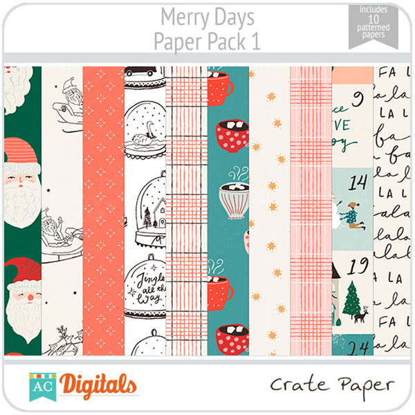 Merry Days Paper Pack 1