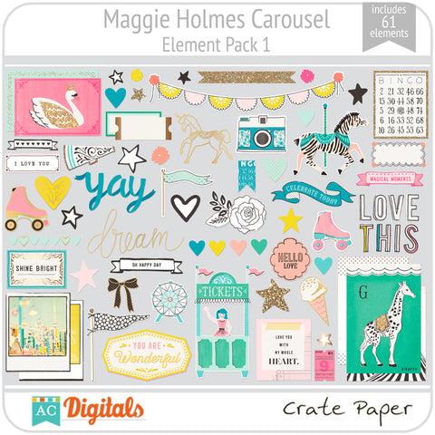 Maggie Holmes Carousel Element Pack 1