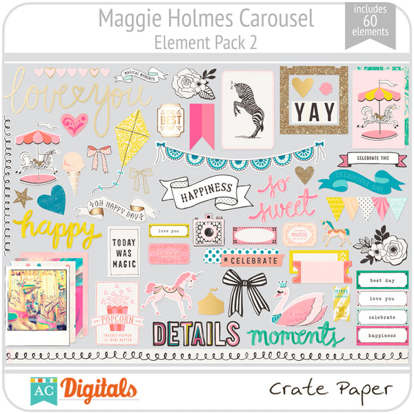 Maggie Holmes Carousel Element Pack 2