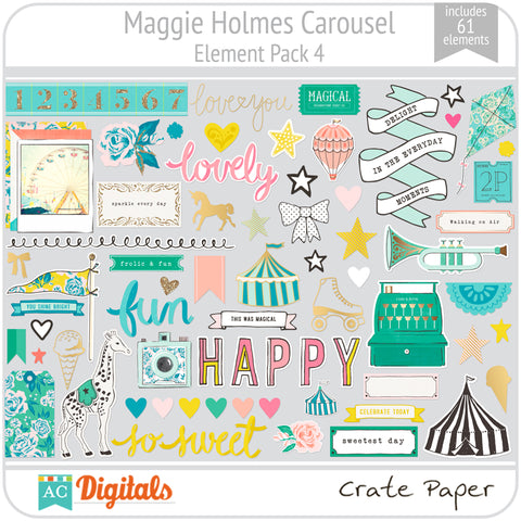 Maggie Holmes Carousel Element Pack 4