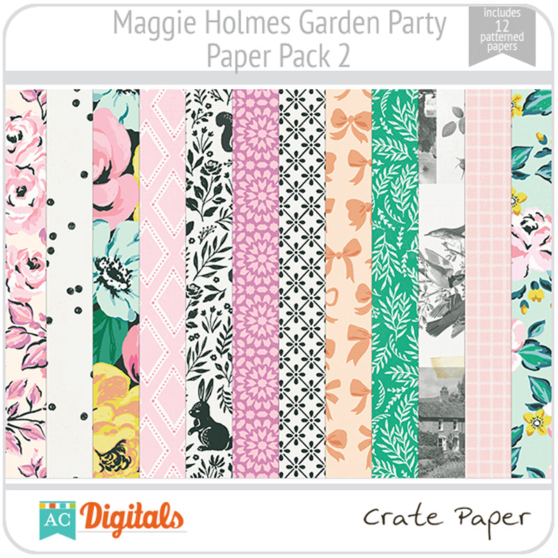 Maggie Holmes Garden Party Thickers Stickers 150/Pkg-Delightful Alphab –  American Crafts