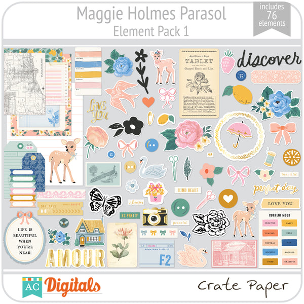 Maggie Holmes Parasol Element Pack 1