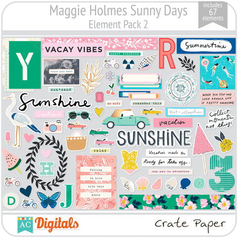 Maggie Holmes Sunny Days Element Pack 2