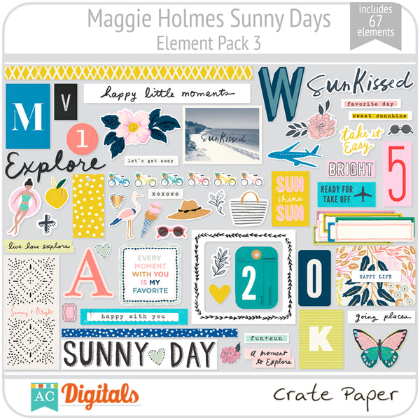 Maggie Holmes Sunny Days Element Pack 3