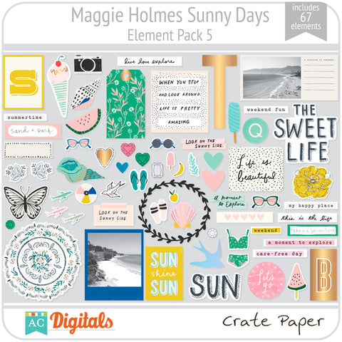 Maggie Holmes Sunny Days Element Pack 5