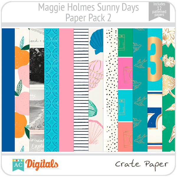 Maggie Holmes Sunny Days Paper Pack 2