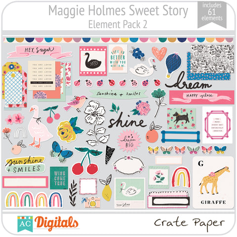 Maggie Holmes Sweet Story Element Pack 2
