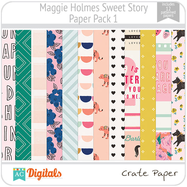 Maggie Holmes Sweet Story Paper Pack 1