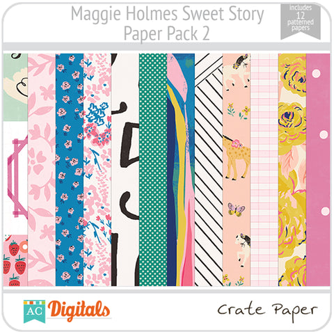 Maggie Holmes Sweet Story Paper Pack 2