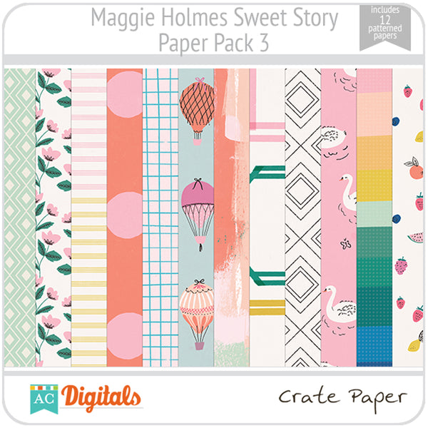Maggie Holmes Sweet Story Paper Pack 3