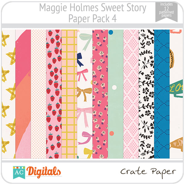 Maggie Holmes Sweet Story Paper Pack 4