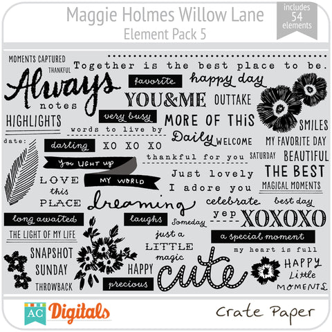Maggie Holmes Willow Lane Element Pack 5