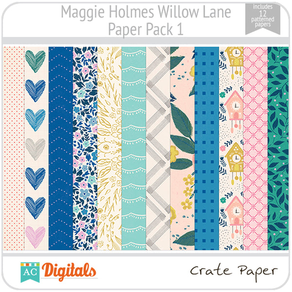 Maggie Holmes Willow Lane Paper Pack 1