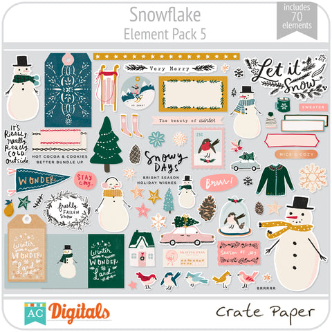 Snowflake Element Pack 5