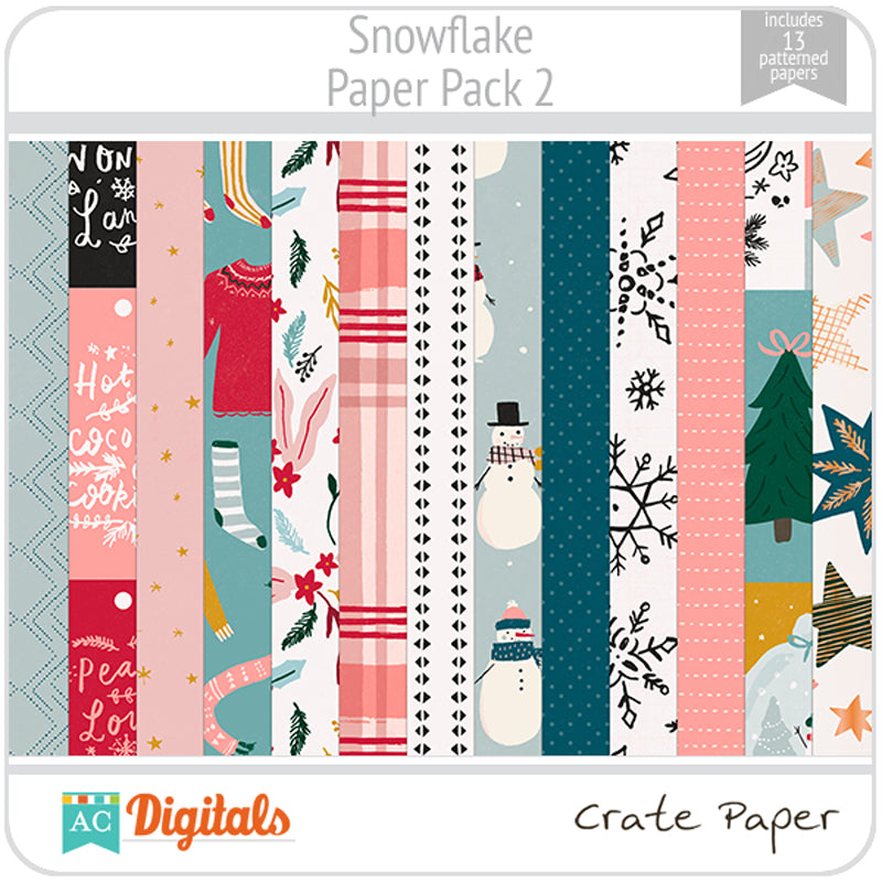 Snowflake Paper Pack 2