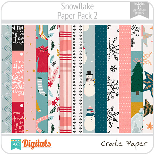 Snowflake Paper Pack 2