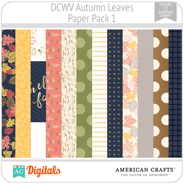 Autumn Leaves Paper Pack 1