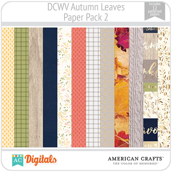Autumn Leaves Paper Pack 2