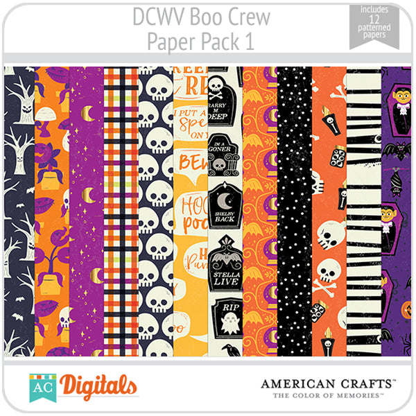 Boo Crew Paper Pack 1