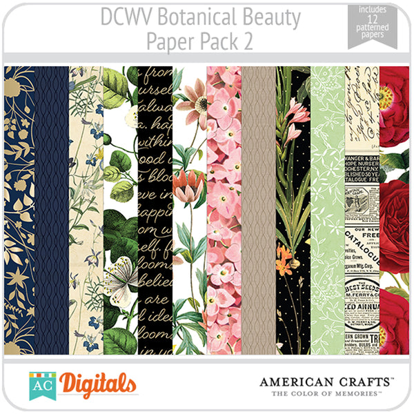 Botanical Beauty Paper Pack 3