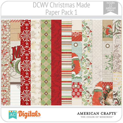 Christmas Made Paper Pack 1