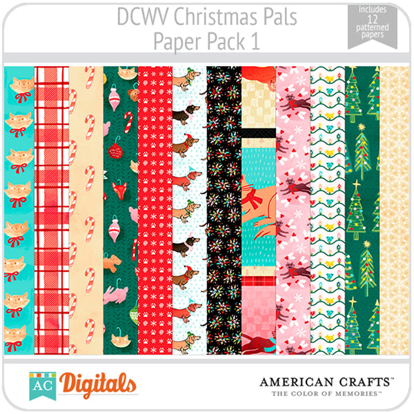 Christmas Pals Paper Pack 1