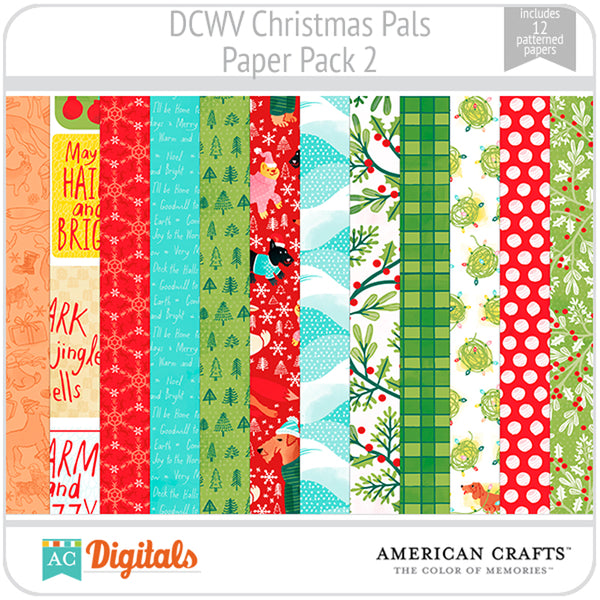 Christmas Pals Paper Pack 2