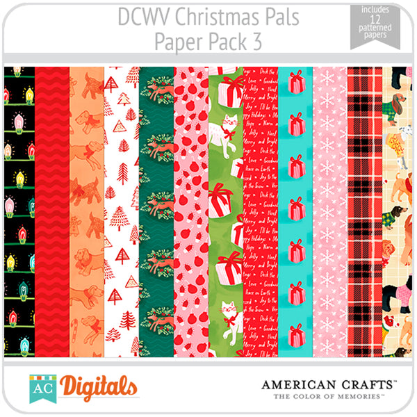 Christmas Pals Paper Pack 3