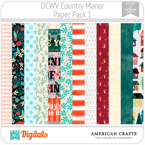 Country Manor Paper Pack 1
