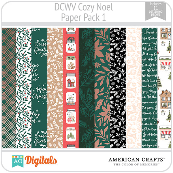 Cozy Noel Paper Pack 1