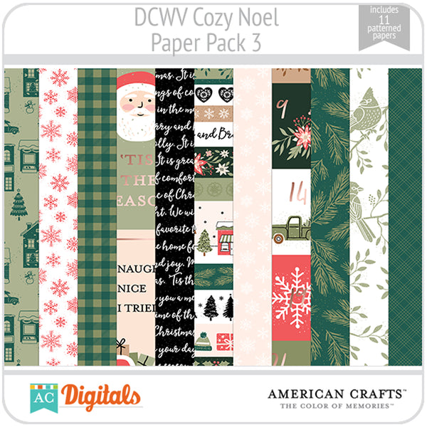 Cozy Noel Paper Pack 3